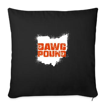 Ohio State Dawg Pound Bold Statement on Pride - Sofa pillowcase 17,3'' x 17,3'' (45 x 45 cm) - black - Front