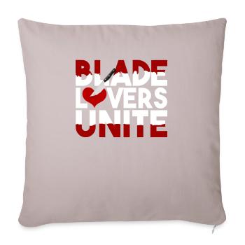 Blade Lover Unite - Sofa pillowcase 17,3'' x 17,3'' (45 x 45 cm) - light taupe - Front