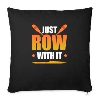 Ramez simplement - Housse de coussin décorative 45 x 45 cm - noir - Devant