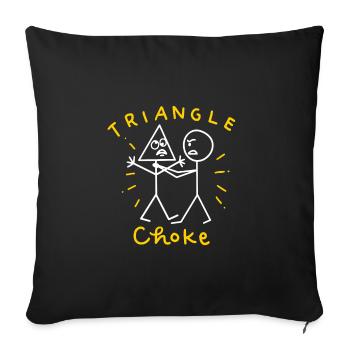 MMA Fighting Fighter Arts Martiaux Pun Gift - Housse de coussin décorative 45 x 45 cm - noir - Devant