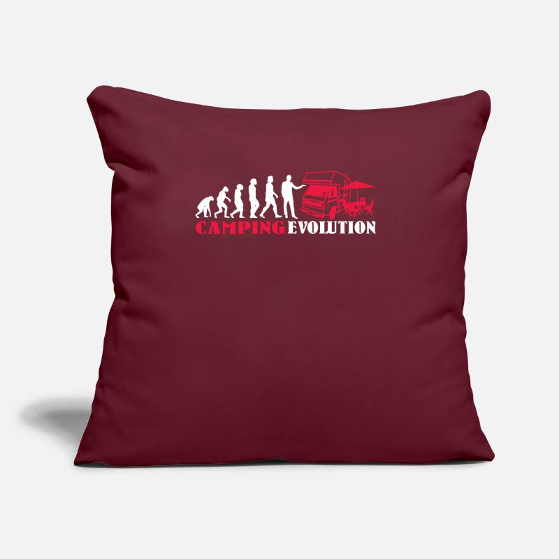 Camper Gift Idea Camping Housse de coussin décorative 45 x 45 cm