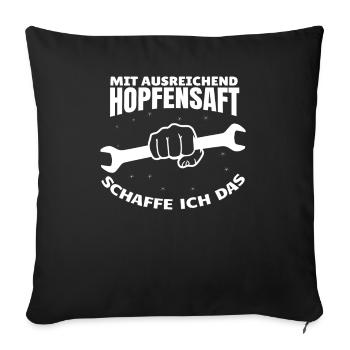 Heimwerker Geschenkidee Handwerker - Sofakissenbezug 45 x 45 cm - Schwarz - Vorne