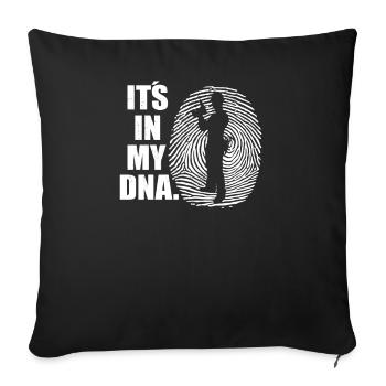 Artisans d’idées cadeaux DIY - Housse de coussin décorative 45 x 45 cm - noir - Devant