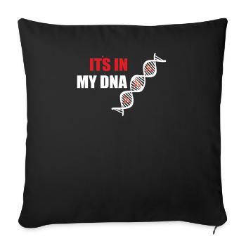 DIY Gift Idea Craftsmen - Sofa pillowcase 17,3'' x 17,3'' (45 x 45 cm) - black - Front