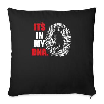 Football Accessories Gift Idea Football Fan - Sofa pillowcase 17,3'' x 17,3'' (45 x 45 cm) - black - Front
