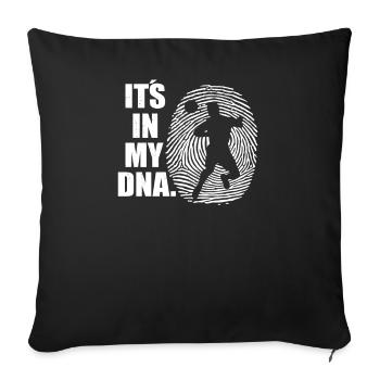 Football Accessories Gift Idea Football Fan - Sofa pillowcase 17,3'' x 17,3'' (45 x 45 cm) - black - Front