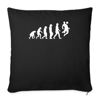 Football Accessories Gift Idea Football Fan - Sofa pillowcase 17,3'' x 17,3'' (45 x 45 cm) - black - Front