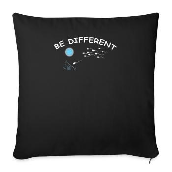 Fitness accessories for athletes - Sofa pillowcase 17,3'' x 17,3'' (45 x 45 cm) - black - Front