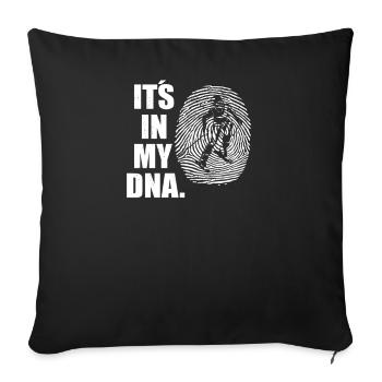 Ski accessories for skiers - Sofa pillowcase 17,3'' x 17,3'' (45 x 45 cm) - black - Front