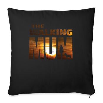 Accessoires pour chiens Rottweiler Propriétaires de chiens - Housse de coussin décorative 45 x 45 cm - noir - Devant