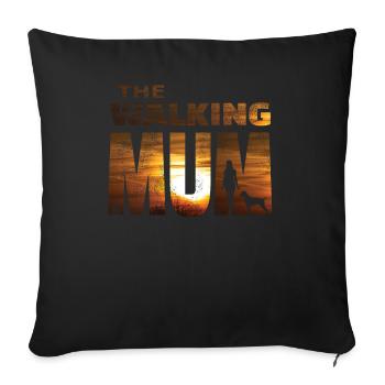 Dogs German Wirehaired Dog Owners - Sofa pillowcase 17,3'' x 17,3'' (45 x 45 cm) - black - Front
