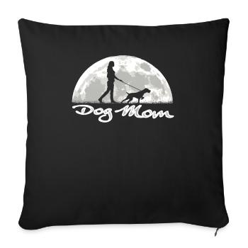 Dogs German Wirehaired Dog Owners - Sofa pillowcase 17,3'' x 17,3'' (45 x 45 cm) - black - Front