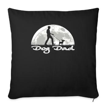 Chien Chihuahua Propriétaire de chien Gechenkidee - Housse de coussin décorative 45 x 45 cm - noir - Devant