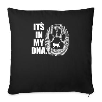 Cat Friend, Cadeau d’accessoires pour chat - Housse de coussin décorative 45 x 45 cm - noir - Devant