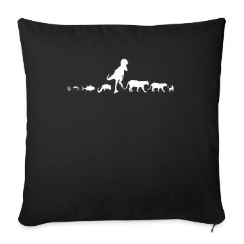 Cat Friend, Cadeau d’accessoires pour chat - Housse de coussin décorative 45 x 45 cm - noir - Devant