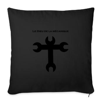 Dieu de la mécanique - Housse de coussin décorative 45 x 45 cm - noir - Devant