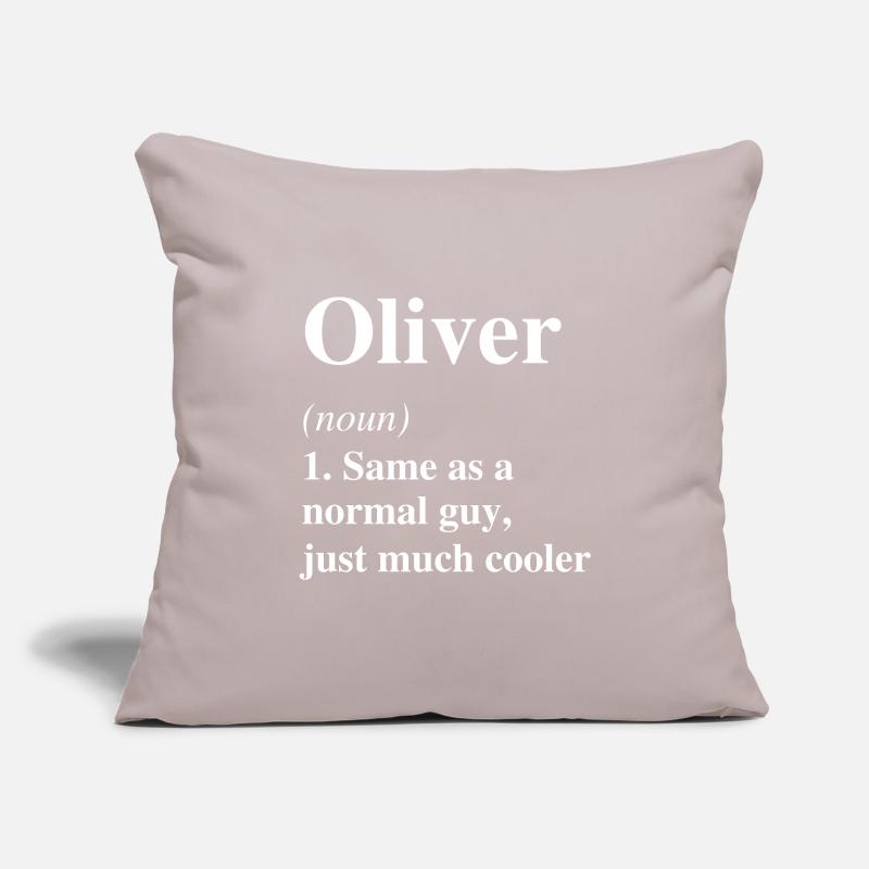 Oliver Definition Cooler Name Spruch Geschenk Sofakissenbezug 45 x 45 cm