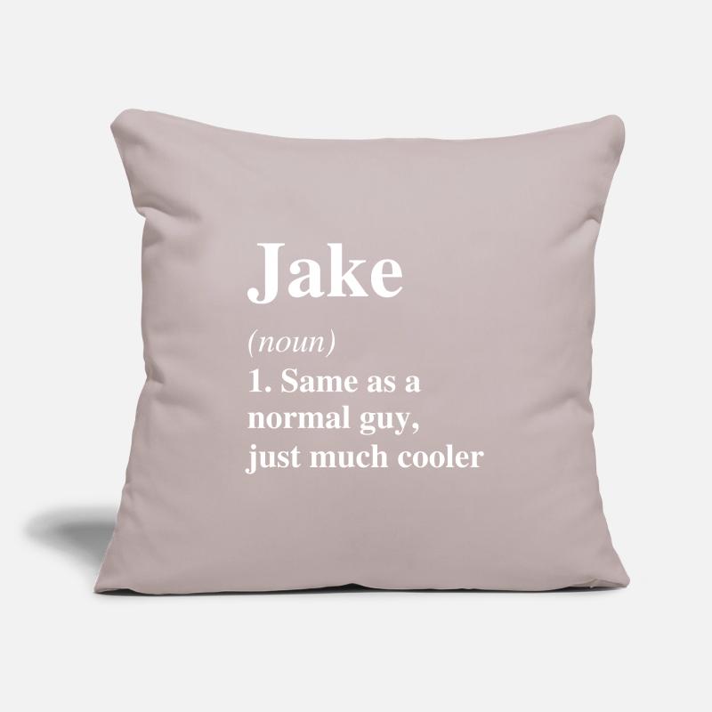 Jake Definition Cooler Name Spruch Geschenk Sofakissenbezug 45 x 45 cm