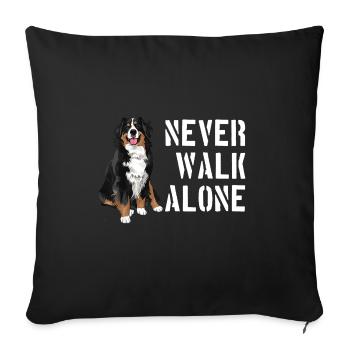 Bouvier bernois - Housse de coussin décorative 45 x 45 cm - noir - Devant