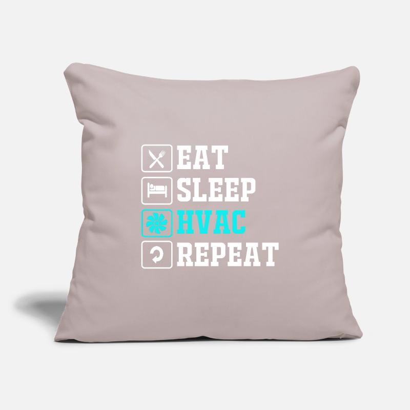 Technician Air Conditioning Technician Refrigeration Technician Heating Sofa pillowcase 17,3'' x 17,3'' (45 x 45 cm)