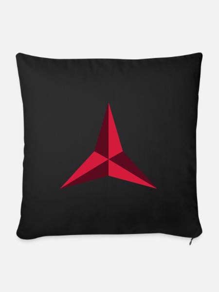 Internationale Brigaden - Sofakissenbezug 45 x 45 cm - Schwarz