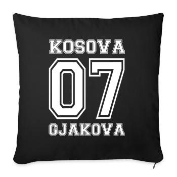 Gkakova - Sofakissenbezug 45 x 45 cm - Schwarz - Vorne
