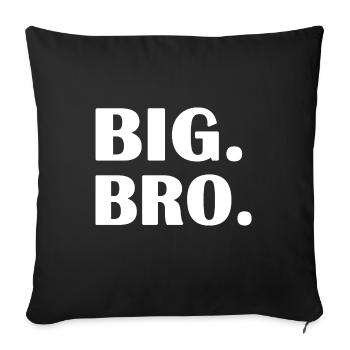 Big bro - Housse de coussin décorative 45 x 45 cm - noir - Devant