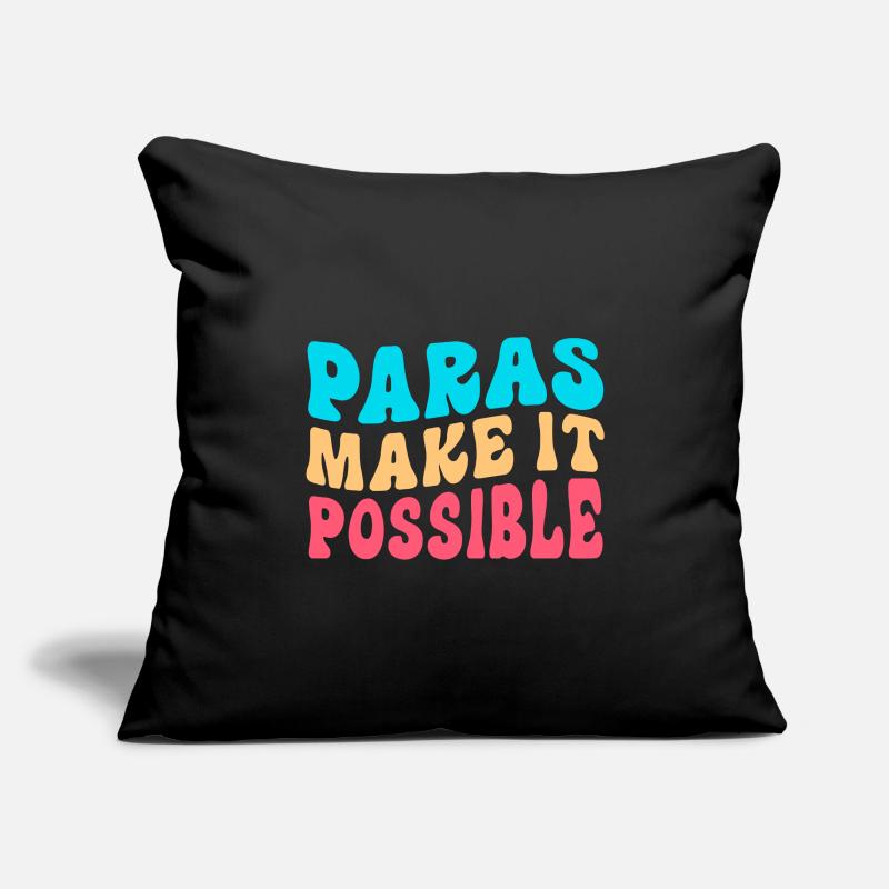 Paraprofessional Paraeducator Teacher Assistant Sofa pillowcase 17,3'' x 17,3'' (45 x 45 cm)