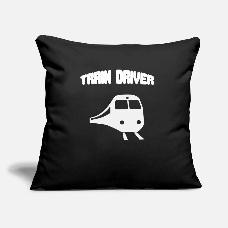 Train driver platoon train Sofa pillowcase 17,3'' x 17,3'' (45 x 45 cm)
