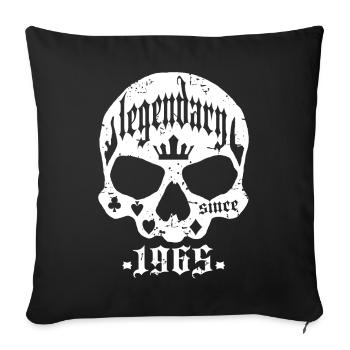 Legendary since 1965 - Sofa pillowcase 17,3'' x 17,3'' (45 x 45 cm) - black - Front