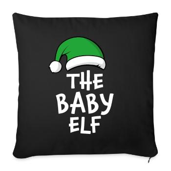 The Baby Elf - Sofa pillowcase 17,3'' x 17,3'' (45 x 45 cm) - black - Front