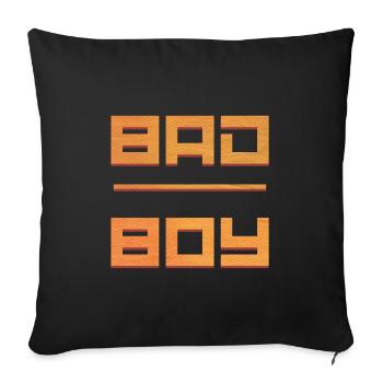 Bad Boy - Housse de coussin décorative 45 x 45 cm - noir - Devant