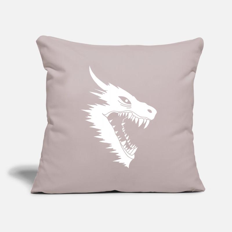 White Dragon's Attack Sofa pillowcase 17,3'' x 17,3'' (45 x 45 cm)