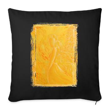 LichtEngel - Sonja von Staden - Sofa pillowcase 17,3'' x 17,3'' (45 x 45 cm) - black - Front