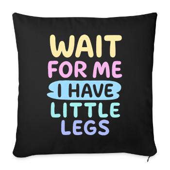 Cute Saying Humor Meme Funny Gift Idea - Sofa pillowcase 17,3'' x 17,3'' (45 x 45 cm) - black - Front