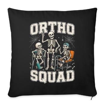 Nurse Nurse Halloween - Sofa pillowcase 17,3'' x 17,3'' (45 x 45 cm) - black - Front
