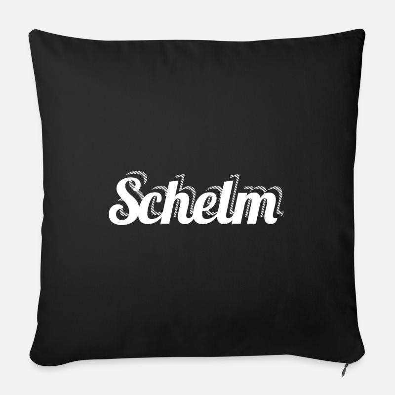 Schelm - Sofakissenbezug 45 x 45 cm - Schwarz