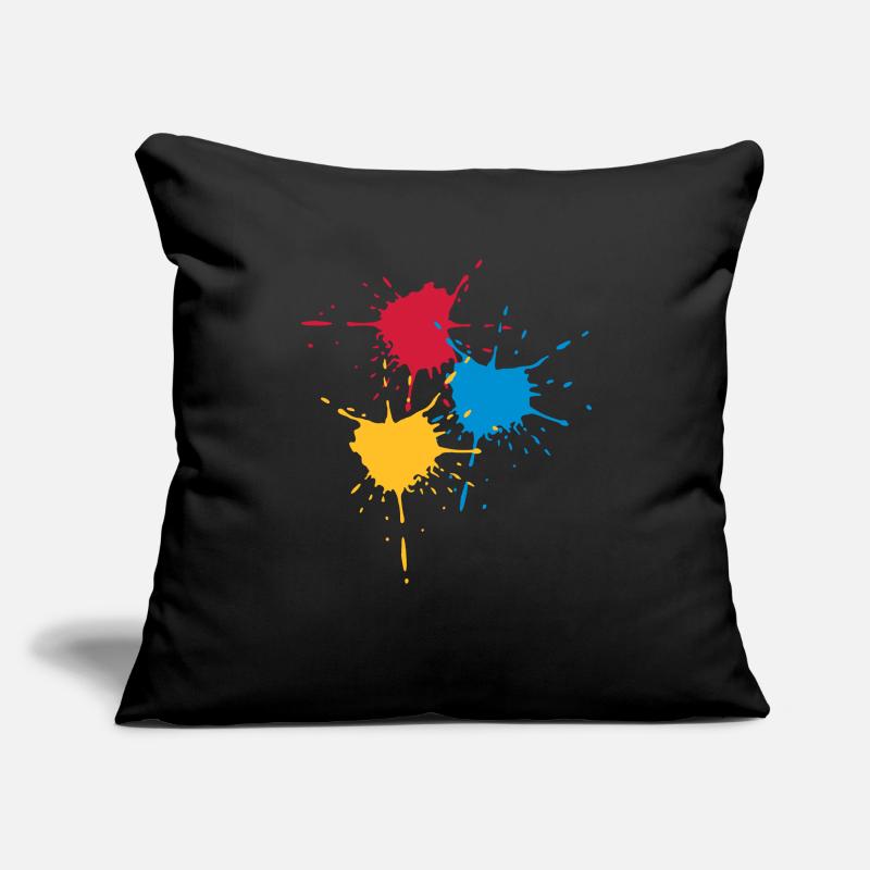 3 basic colors - Splash - V3 Sofa pillowcase 17,3'' x 17,3'' (45 x 45 cm)