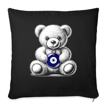 Nazar - Sofa pillowcase 17,3'' x 17,3'' (45 x 45 cm) - black - Front