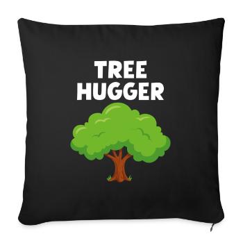 Tree Hugger - Sofa pillowcase 17,3'' x 17,3'' (45 x 45 cm) - black - Front