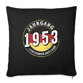 Das Beste aus 1953 Limitierte Auflage 71st - Housse de coussin décorative 45 x 45 cm - noir - Devant