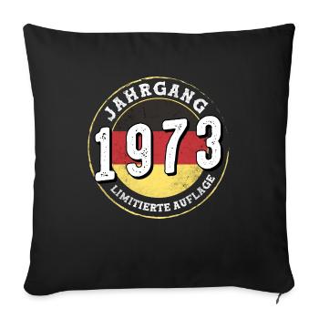 Das Beste aus 1973 limitierte Auflage 51st - Housse de coussin décorative 45 x 45 cm - noir - Devant