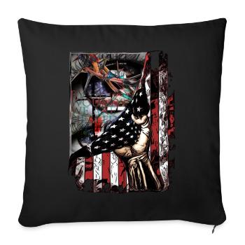 Conception pour les employés de l’Église cool dire vrai - Housse de coussin décorative 45 x 45 cm - noir - Devant