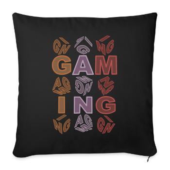 Gaming-colorful-scene - Sofakissenbezug 45 x 45 cm - Schwarz - Vorne
