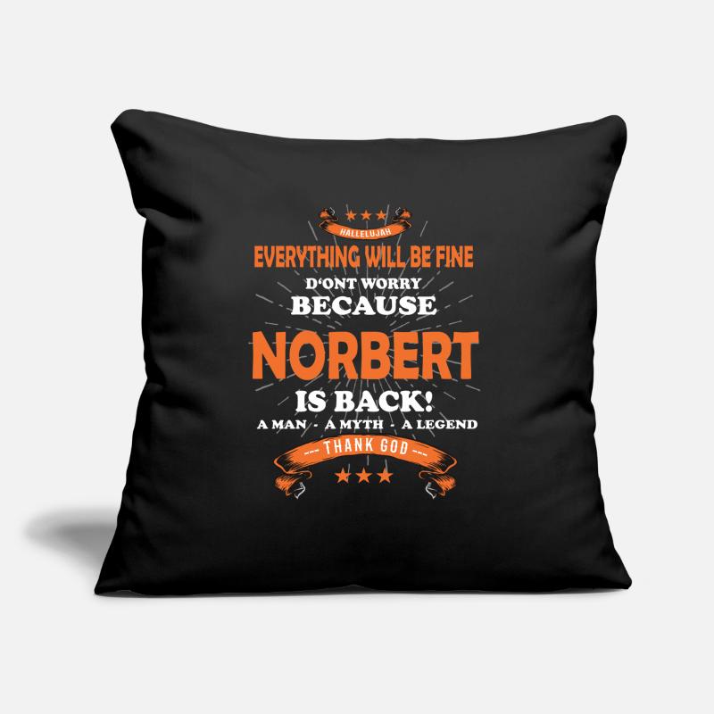 Tout ira bien Charlie est de retour Housse de coussin décorative 45 x 45 cm