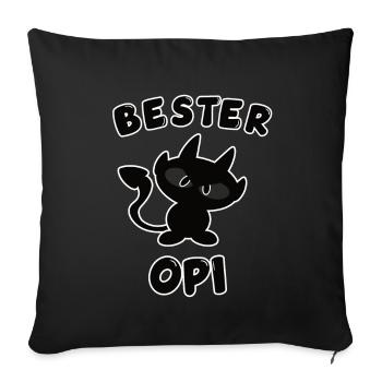 cooles bester Opi Design - Sofakissenbezug 45 x 45 cm - Schwarz - Vorne