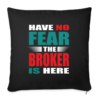 N’ayez crainte, le Marqueur est là Tenue - Housse de coussin décorative 45 x 45 cm - noir - Devant