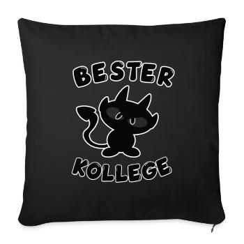 cool best colleague design - Sofa pillowcase 17,3'' x 17,3'' (45 x 45 cm) - black - Front