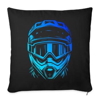 VTT VTT Cyclisme Homme - Housse de coussin décorative 45 x 45 cm - noir - Devant