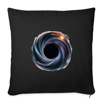 Beauté Cosmique Trou Noir - Housse de coussin décorative 45 x 45 cm - noir - Devant